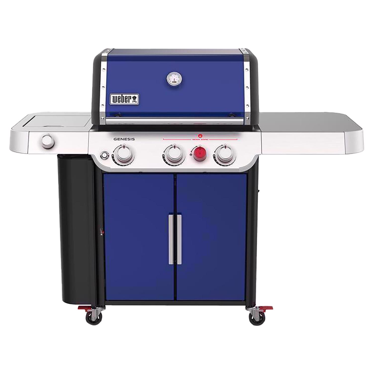 Weber Genesis E-335 3 Burner Liquid Propane Grill Deep Ocean Blue