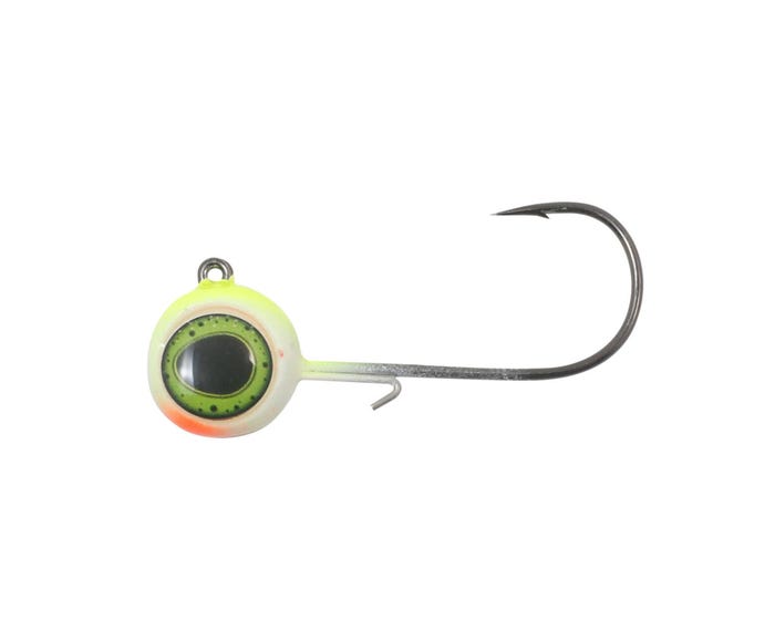 Northland Fishing Deep-Vee Jig - Chartreuse， 3 Pack - NODVJ410