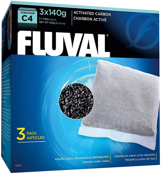 Fluval C4 Activated Carbon Filter Media