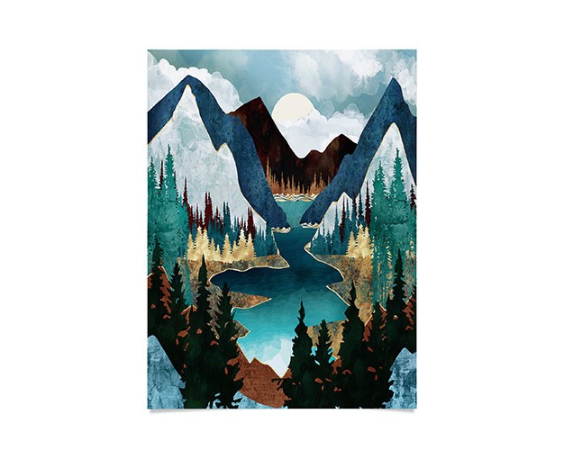 Spacefrogdesigns River Vista Poster Society6