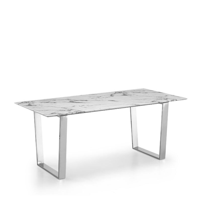 Rectangle Faux Dining Table 63\