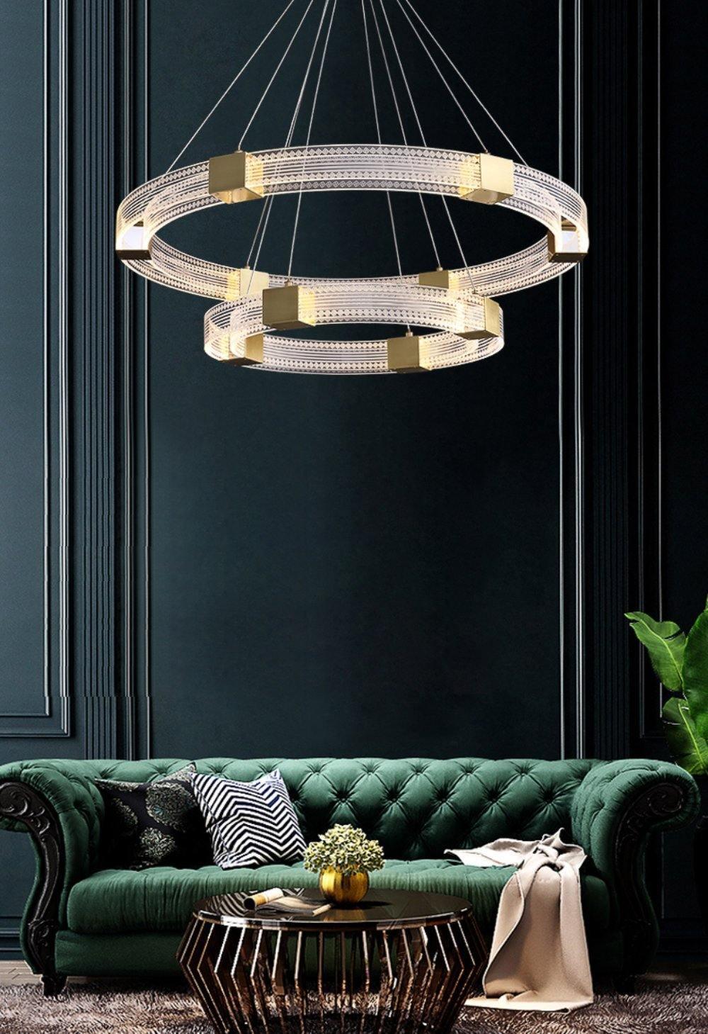 Parallel Ring LED Chandelier