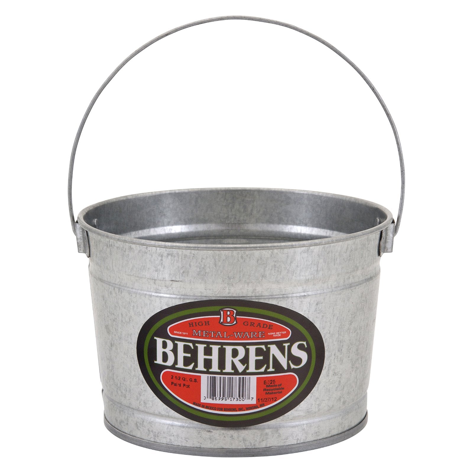 Behrens Galvanized Steel Utility Pail