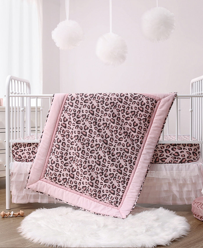 The Peanutshell Leopard Crib Bedding Set， 3 Piece