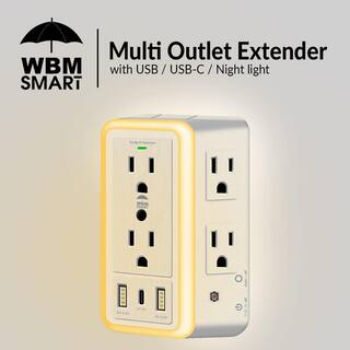 WBM SMART Multi Plug Outlet 2 Count HD-PG-09-2PK