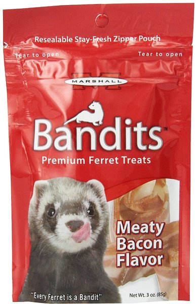 Marshall Bandits Premium Meaty Bacon Flavor Ferret Treats