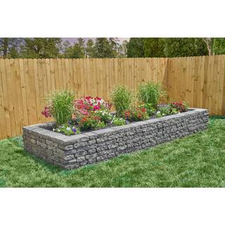 Pavestone Ladera 16 in. x 8 in. x 3 in. Greystone Concrete Retaining Wall Block (84-Piece28 Face FeetPallet) 11023034