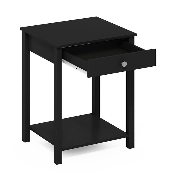 Furinno Classic Side Table with Drawer