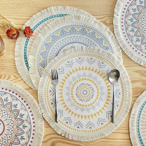 Round Placemats Set of 4