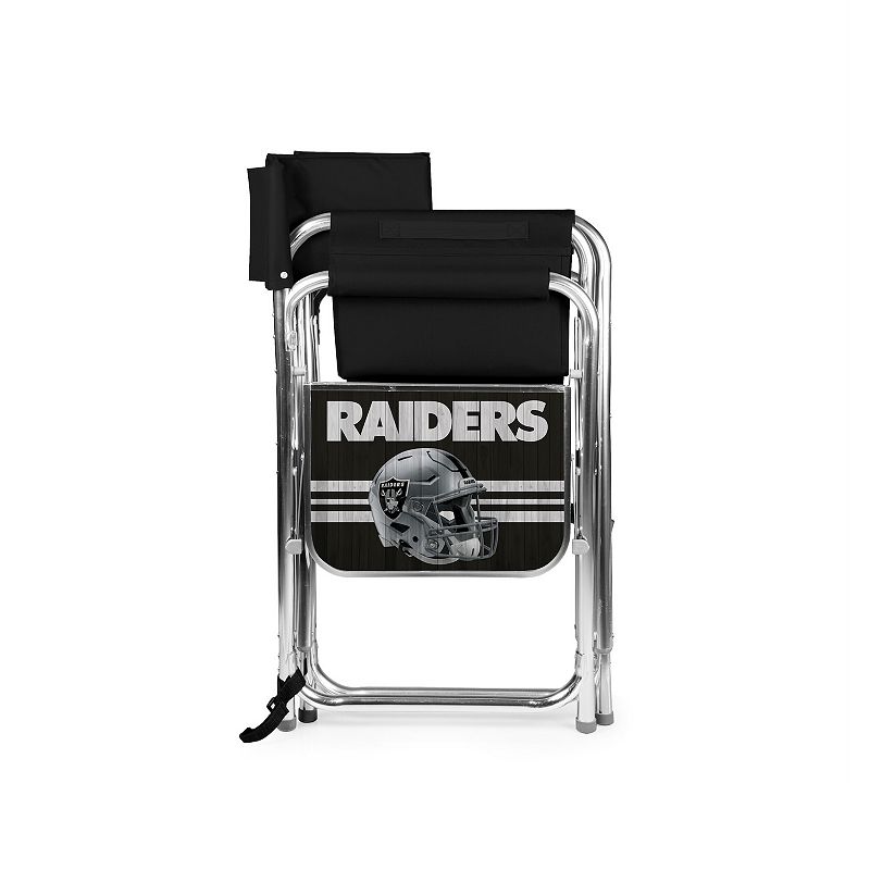 NFL Las Vegas Raiders Sports Chair with Side Table