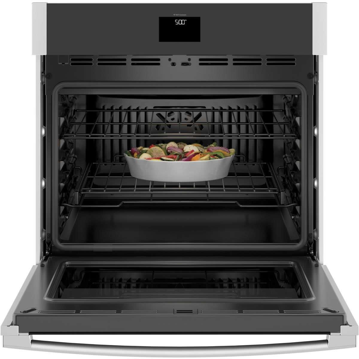 GE 30-inch, 5 cu. ft. Built-in Single Wall Oven with Convection JTS5000SNSS