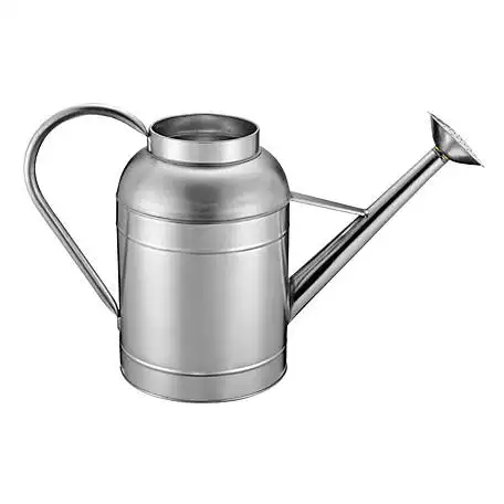 Garden Watering Can Galvanized Simple Metal Water Can