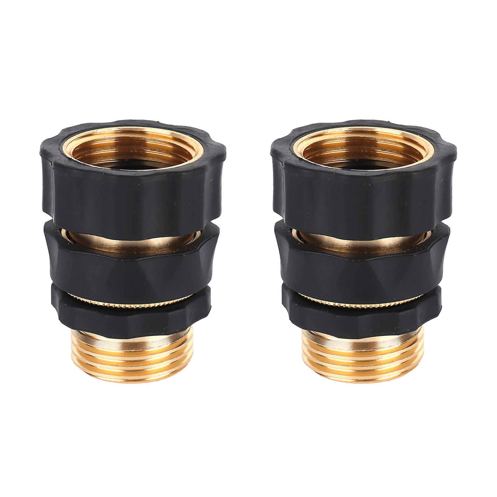 2pcs G3/4 Garden Hose Connector High Pressure Watering Nozzle Hose Quick Connector For Irrigation