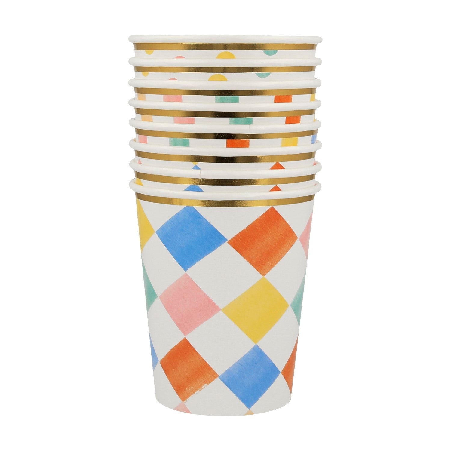 Colorful Pattern Partyware