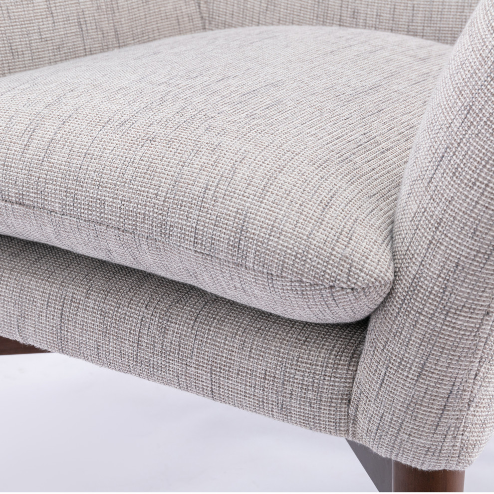 Paris Accent Chair  Performance Fabric   Midcentury   Armchairs And Accent Chairs   by Comfort Pointe  Houzz