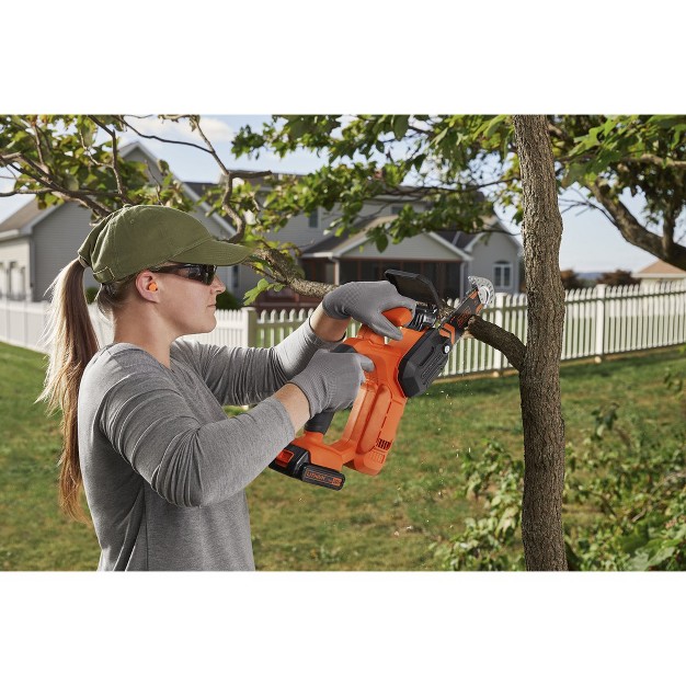 Black amp Decker Bccs320c1 20v Max Lithium ion 6 In Cordless Pruning Chainsaw Kit