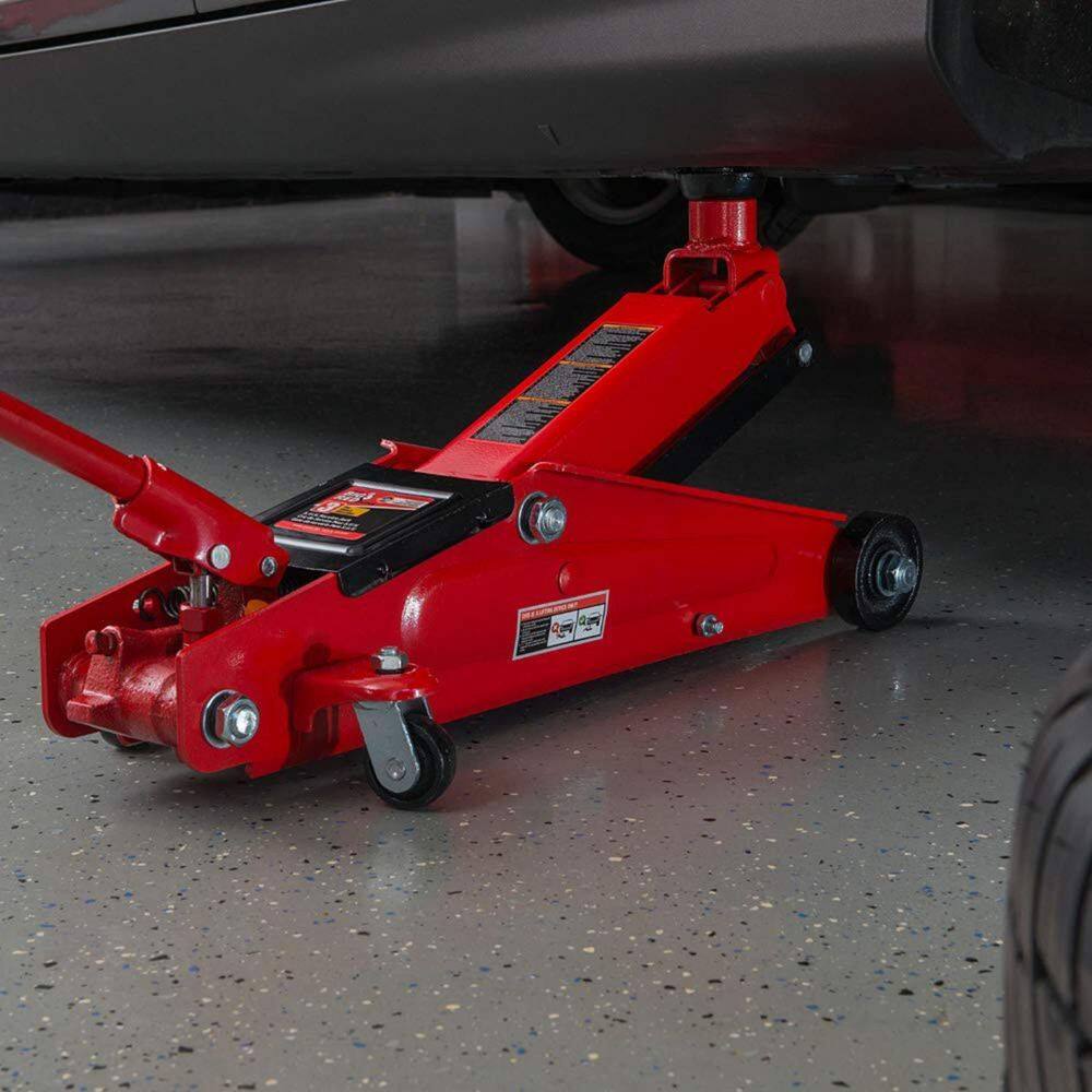 Big Red 3-Ton Trolley Floor Jack with Saddle Extension Adapter T83006