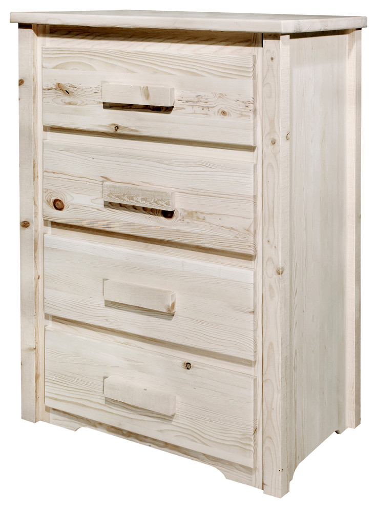 Homestead Collection 4 Drawer Chest   Rustic   Accent Chests And Cabinets   by Montana Woodworks  Houzz