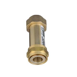 Watts 1 in. Lead-Free Brass MPT Dual Check Valve LF7U2-2  1