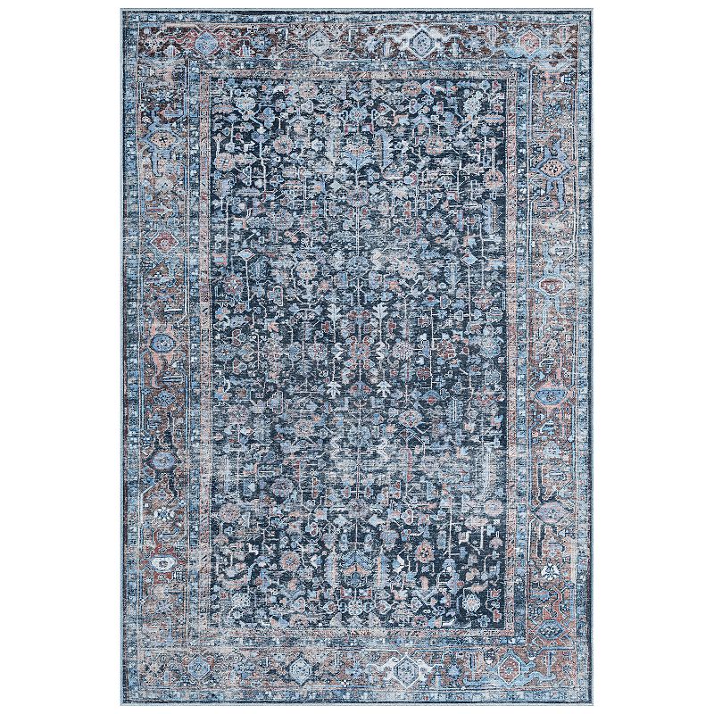 Everwash Callaghan Edith Distressed Medallion Area Rug or Runner