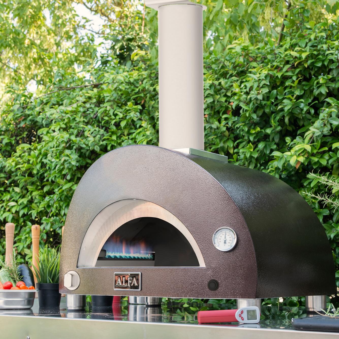 Alfa Nano 19-Inch Outdoor Countertop Propane Gas Pizza Oven