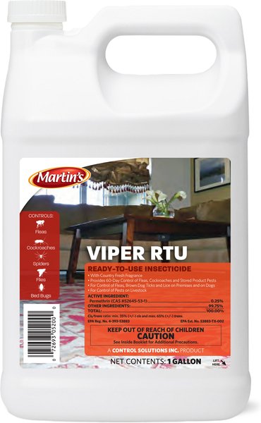 Martin's Country Fresh Scented Viper RTU Insecticide， Gallon