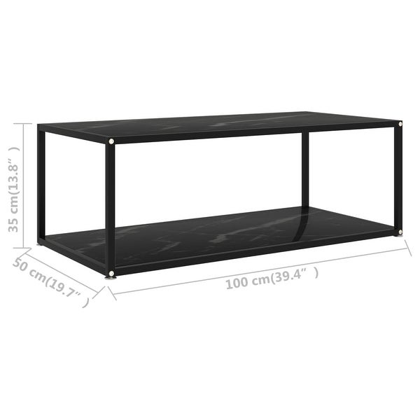 Coffee Table Black 39.4