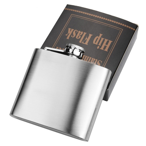 Blank Stainless Steel Pocket Flask  5 Ounce  3.75...