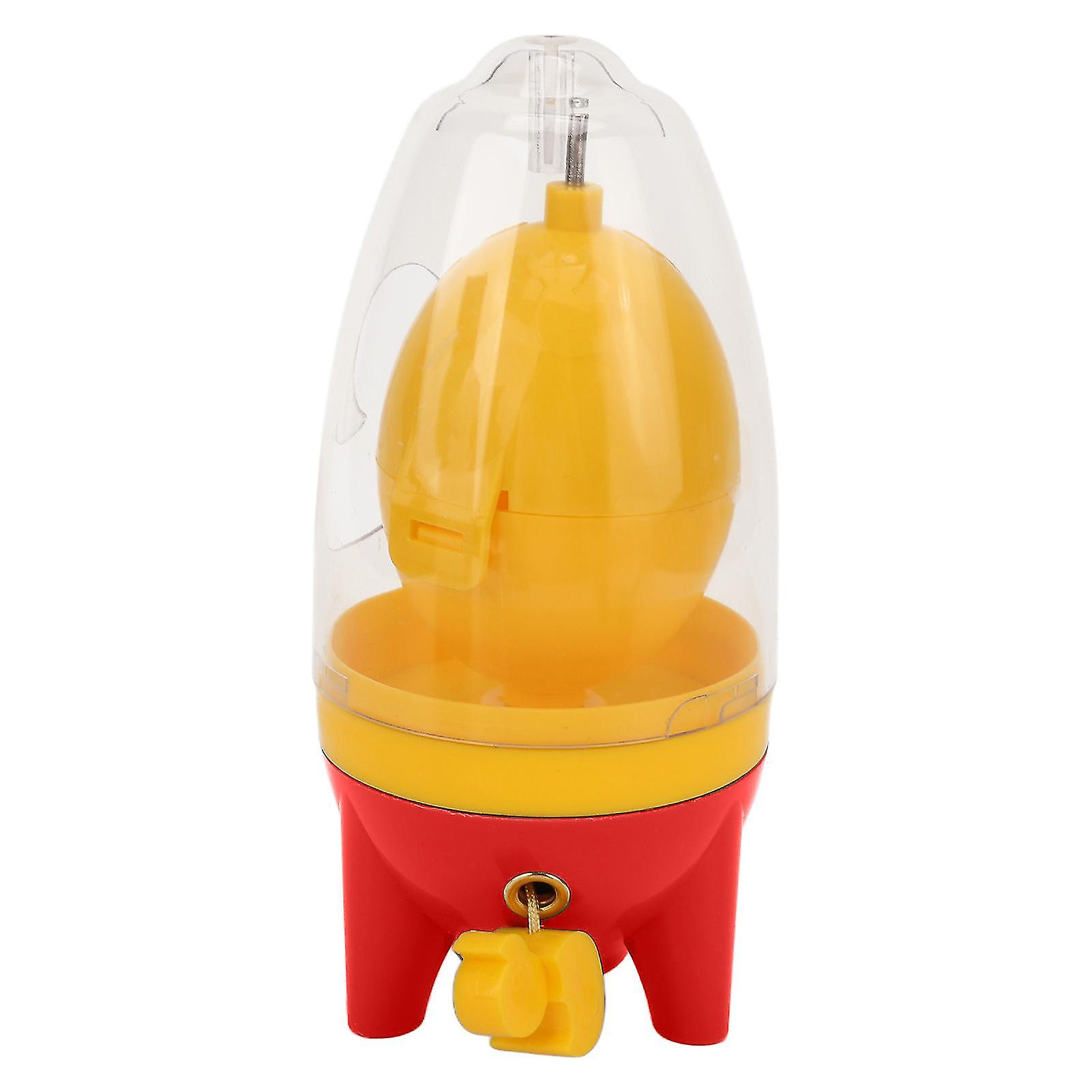 Egg Spinner Fun Shape High Torsion Rotation Homogeneous Hand Powered Portable Golden Egg Maker Red