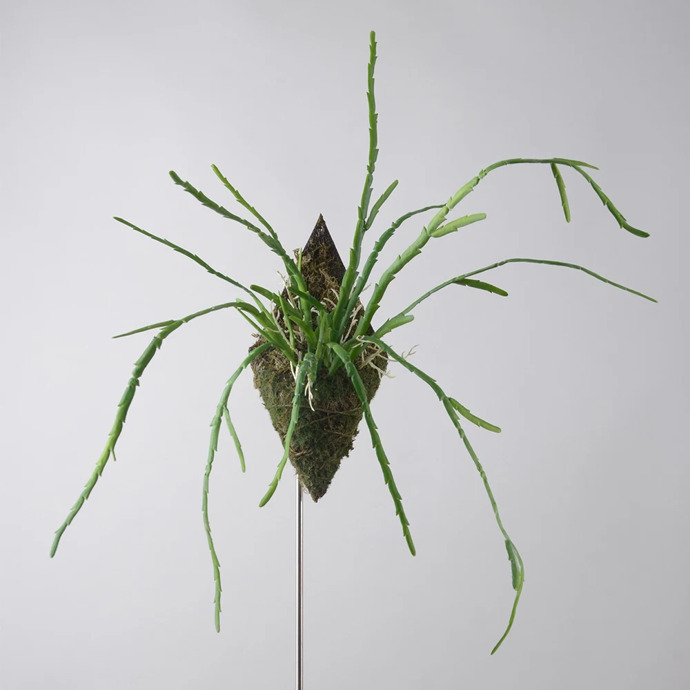 China wholesale artificial green wall plant single branch for home decoration