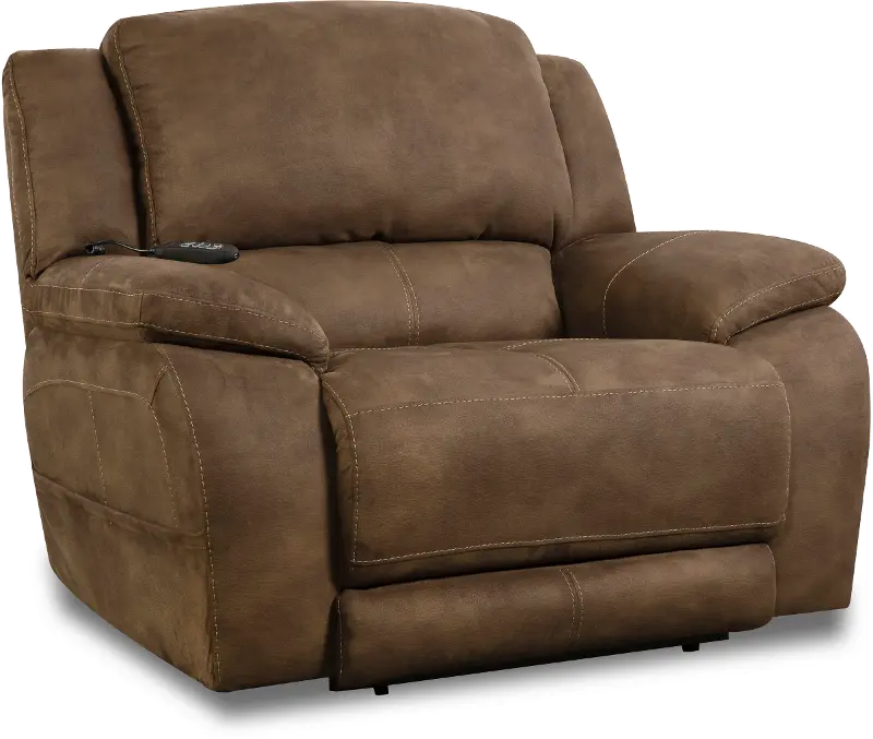 Explorer Brown Wide Power Recliner