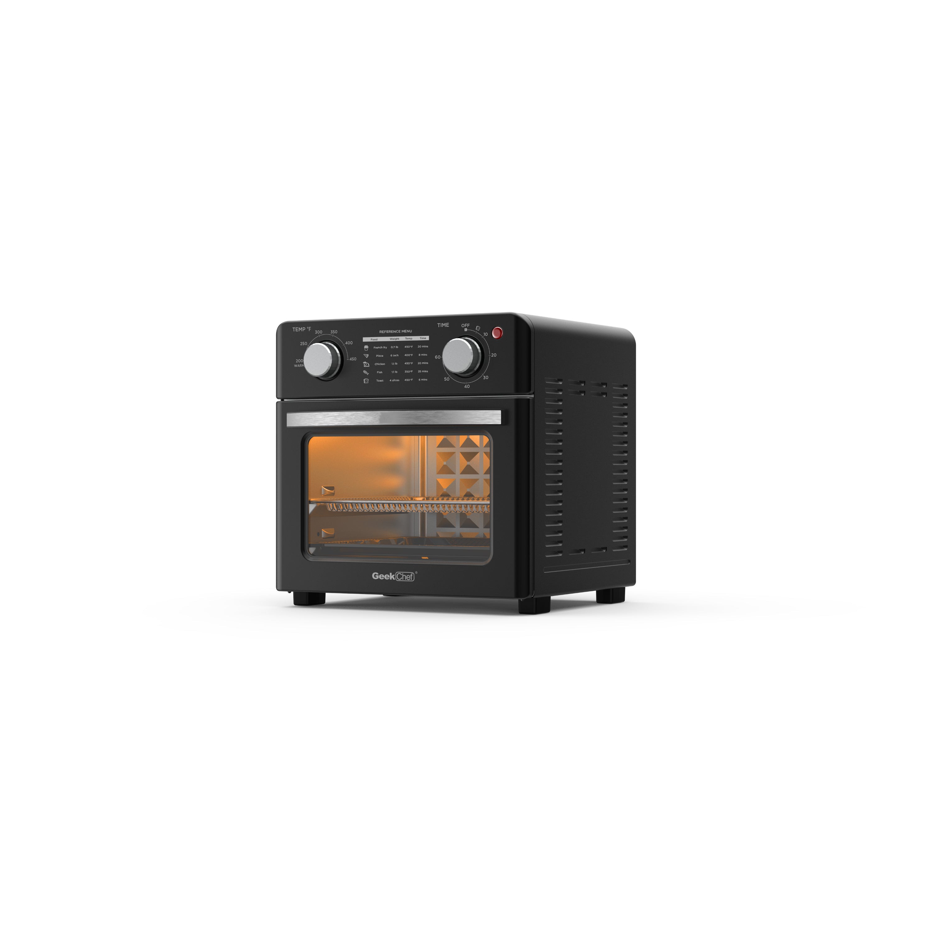 Geek Chef Air Fryer 11QT Countertop Toaster Oven - Black