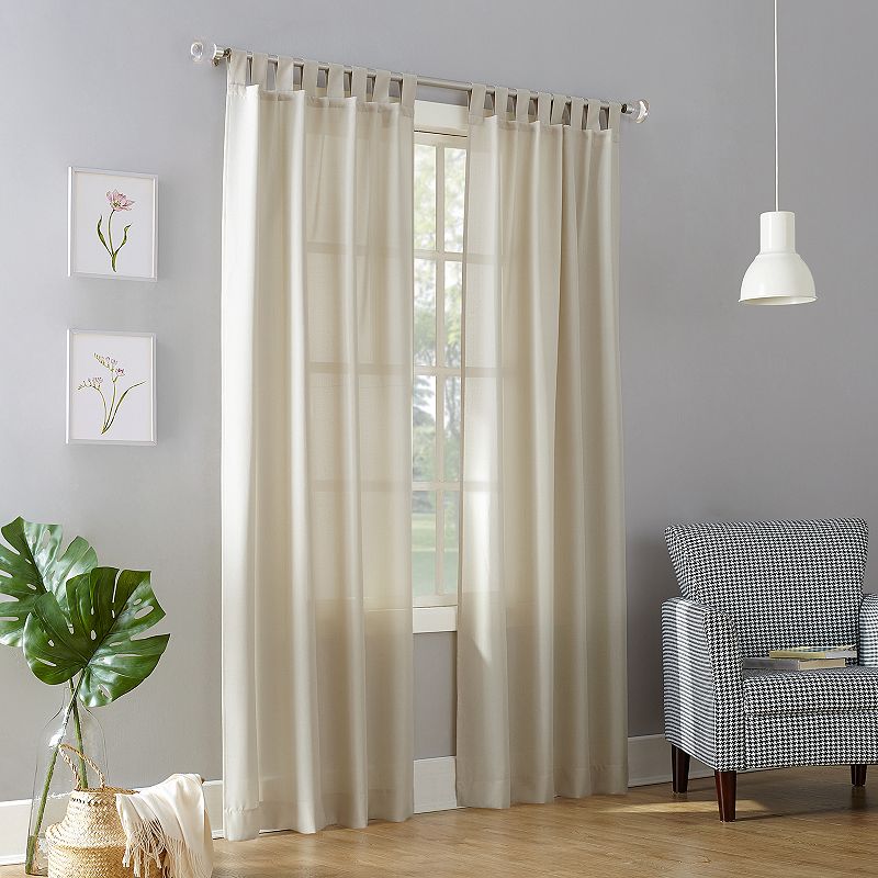 No. 918 1-Panel Jacob Tab Top Window Curtain