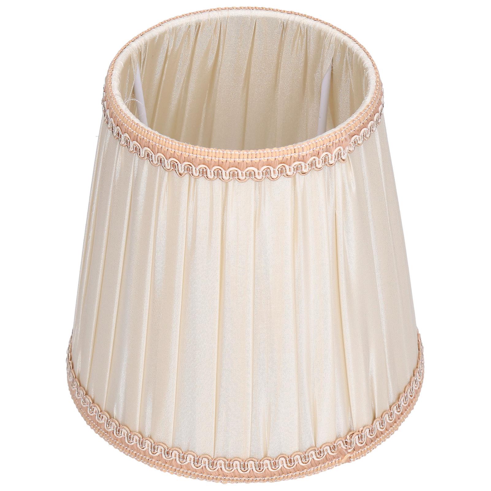 Cloth Lampshade Meson Installation Modern Simple Style For Candle Table Lamps Crystal Chandelier E14