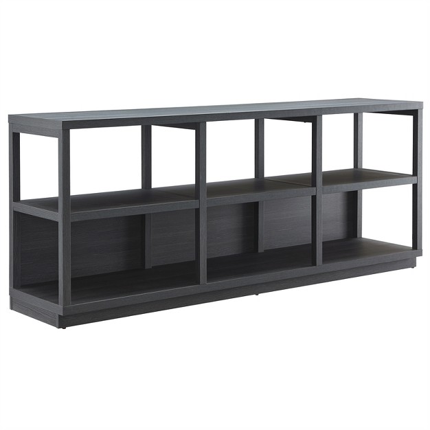 68 Inch Charcoal Gray Tv Stand Henn amp hart