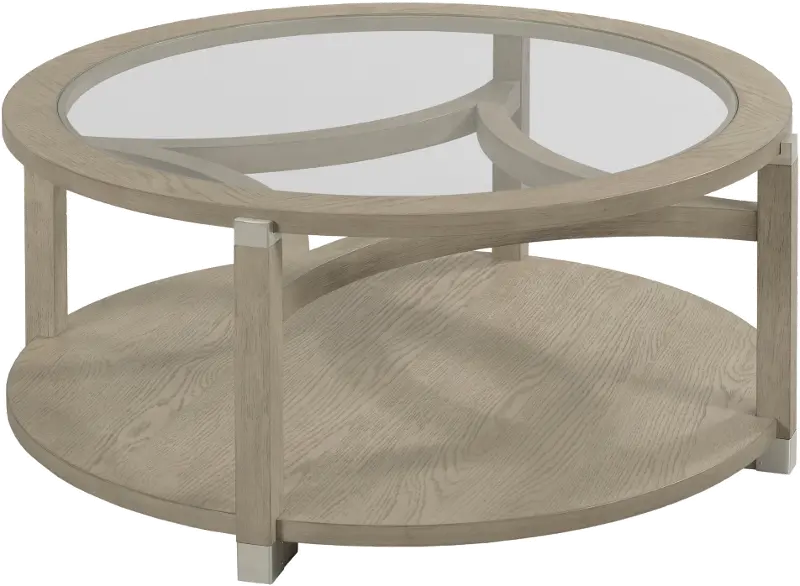 Solstice Soft Beige Round Coffee Table