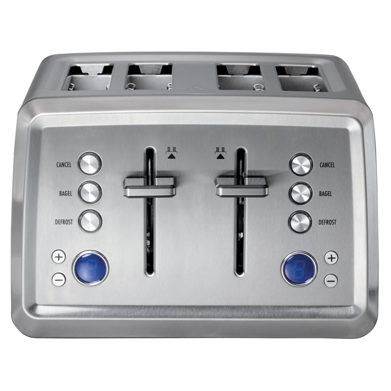 Hamilton Beach Stainless Steel Silver 4 slot Toaster 7.8 in. H X 11.1 in. W X 11.1 in. D