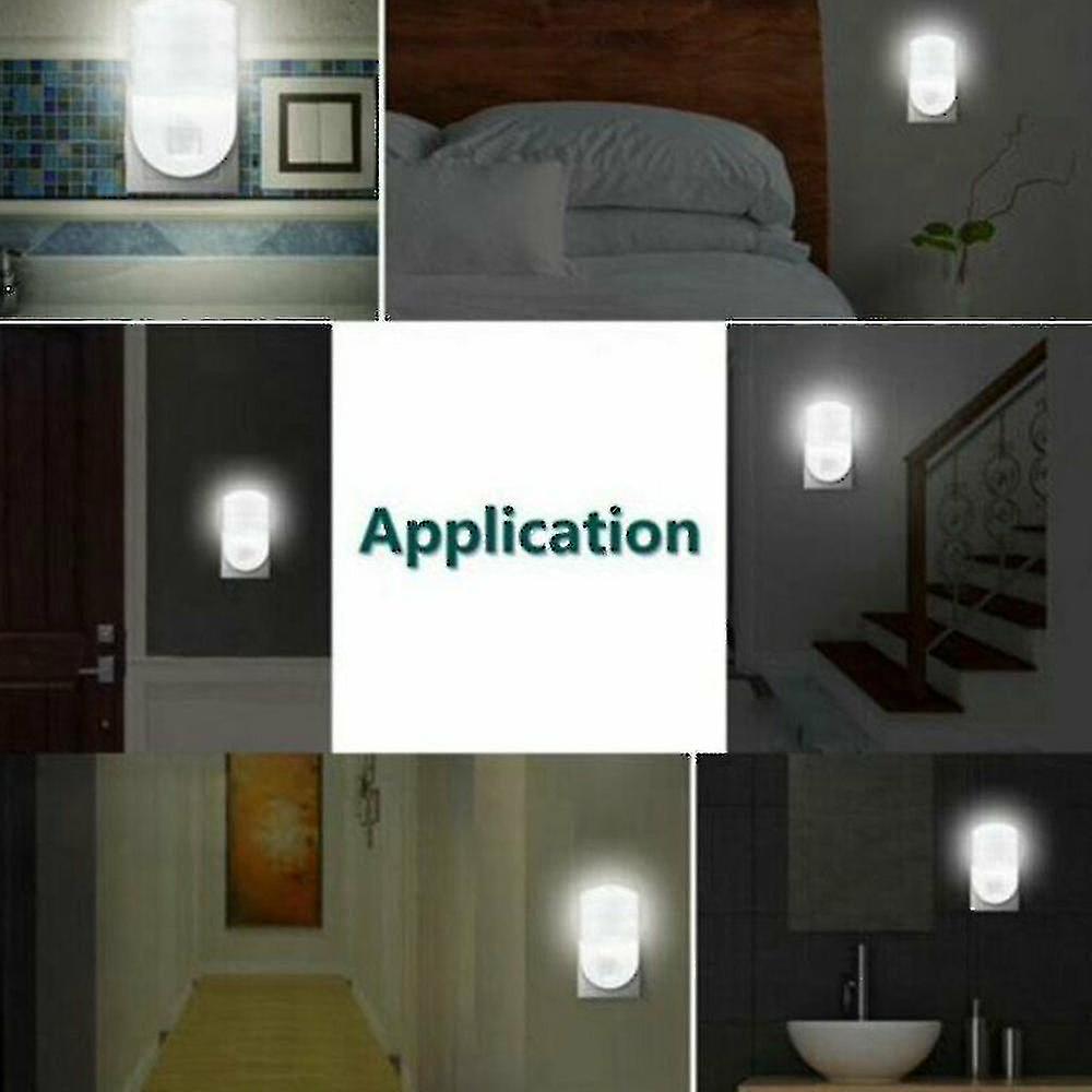 The Night Light Motion Sensor Is Inserted Into The 3000k Natural White Led At The Bedside Of The Aisle， And The Light Control Induction Lamp Is Insert