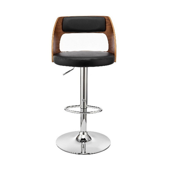 Benjara BM270024 Adjustable Barstool with Open Des...