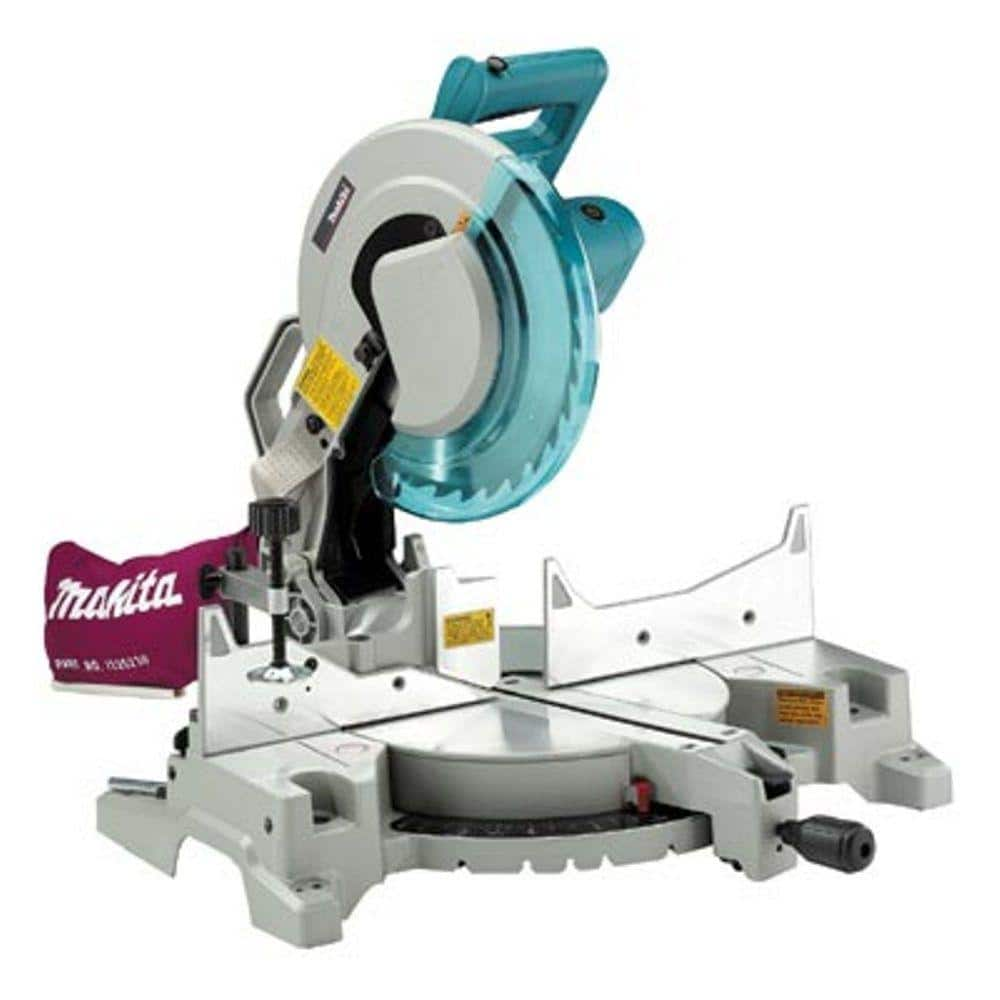 Makita 15 Amp 12 in. Corded Single-Bevel Compound Miter Saw with 40T Carbide Blade and Dust Bag LS1221