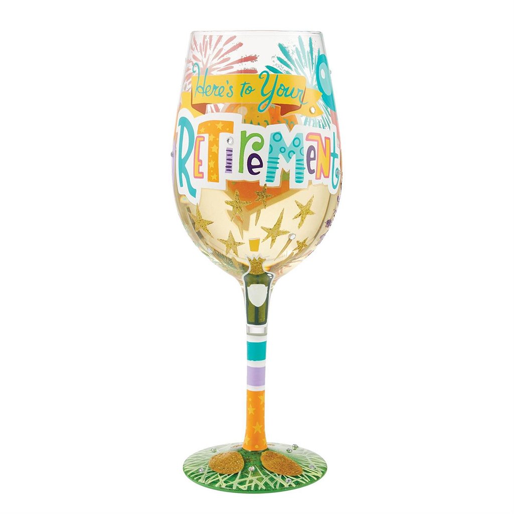 Lolita   Wine Glass - Here's to Your Retirement