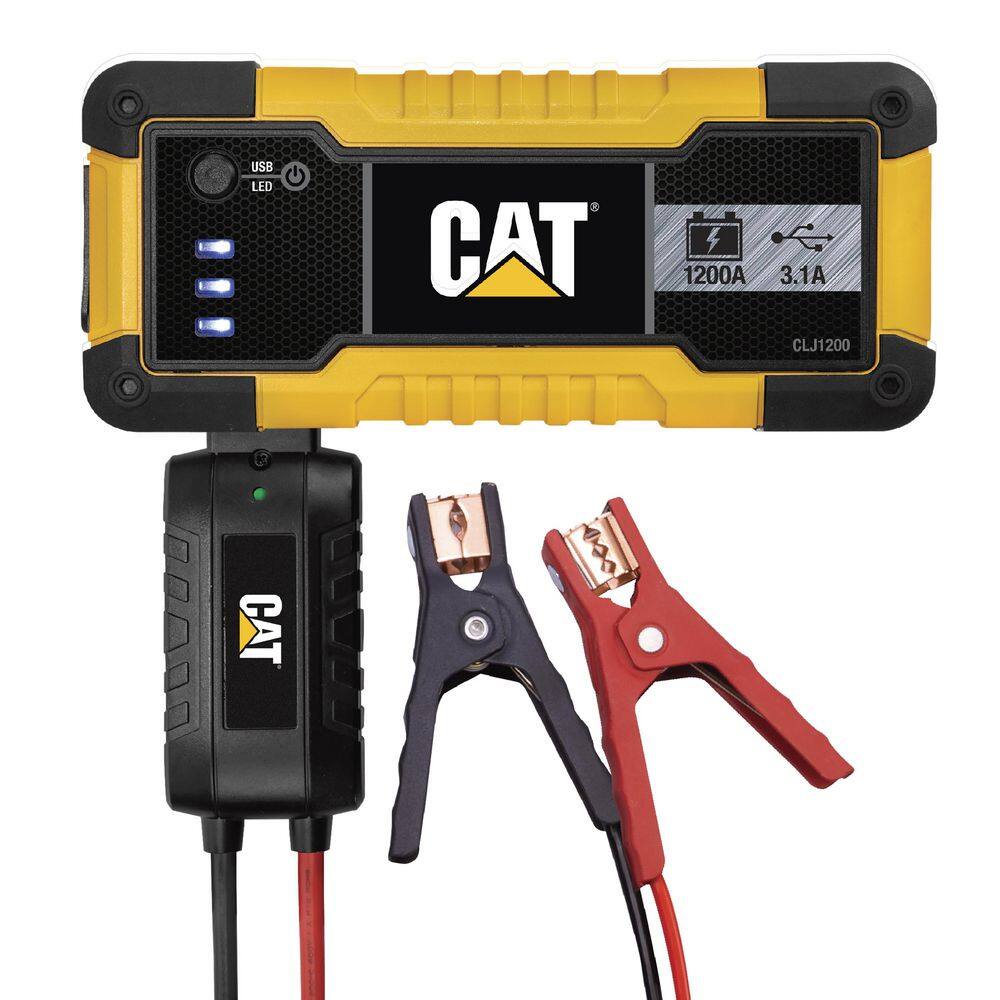 CAT 1200-Peak Amp Li-Ion Jump Starter with USB Portable Power CLJ1200