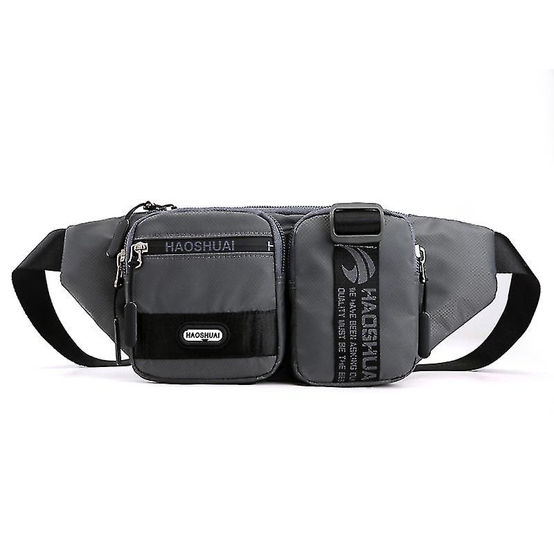 Men Nylon Hip Bum Fanny Pack -pocket Casual Pouch Cycle Riding Belt Travel Waist Bag