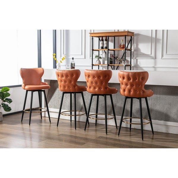 180° Swivel Bar Stool Chair for Kitchen Set of 2