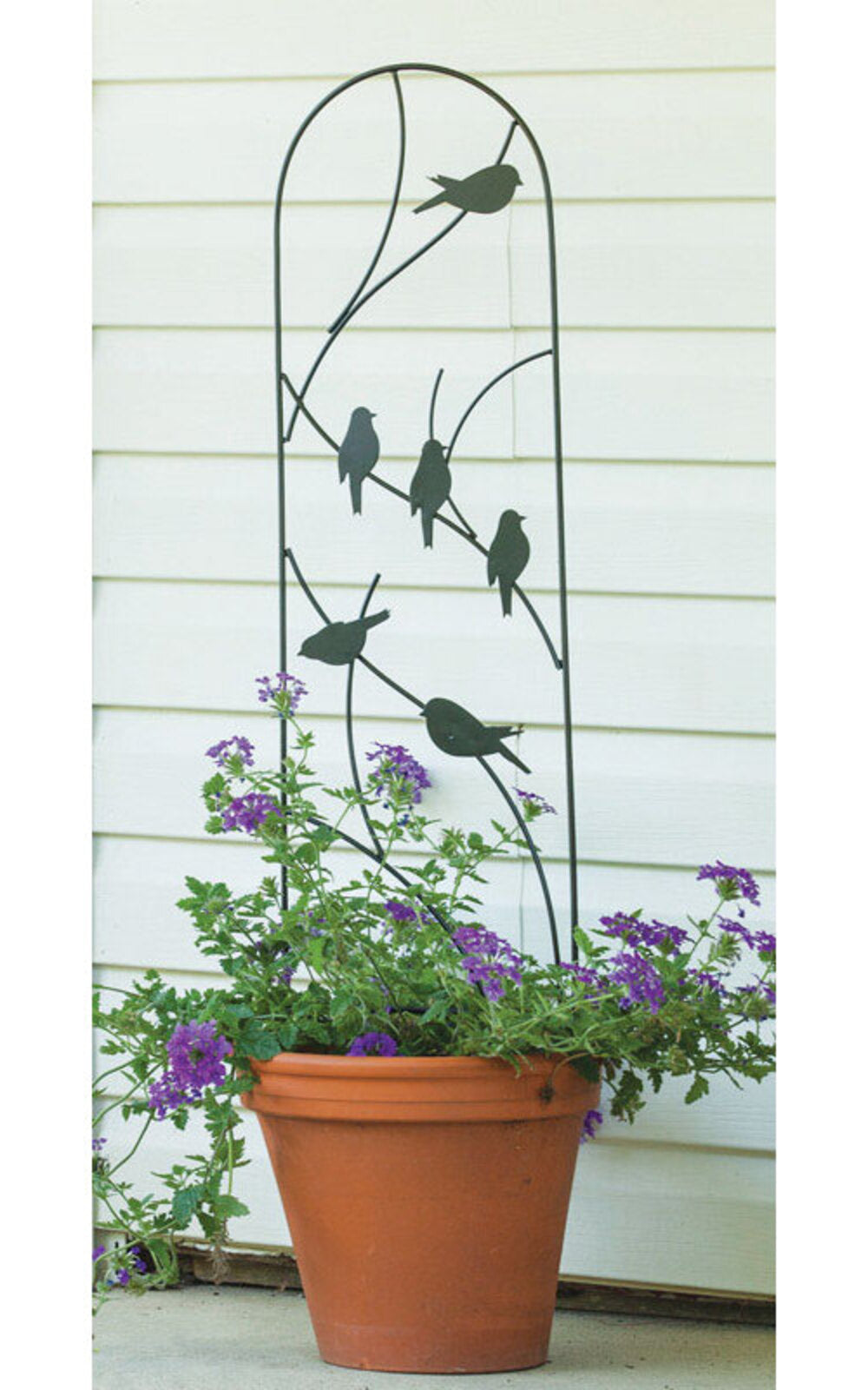 POT TRELLIS BIRDS 40