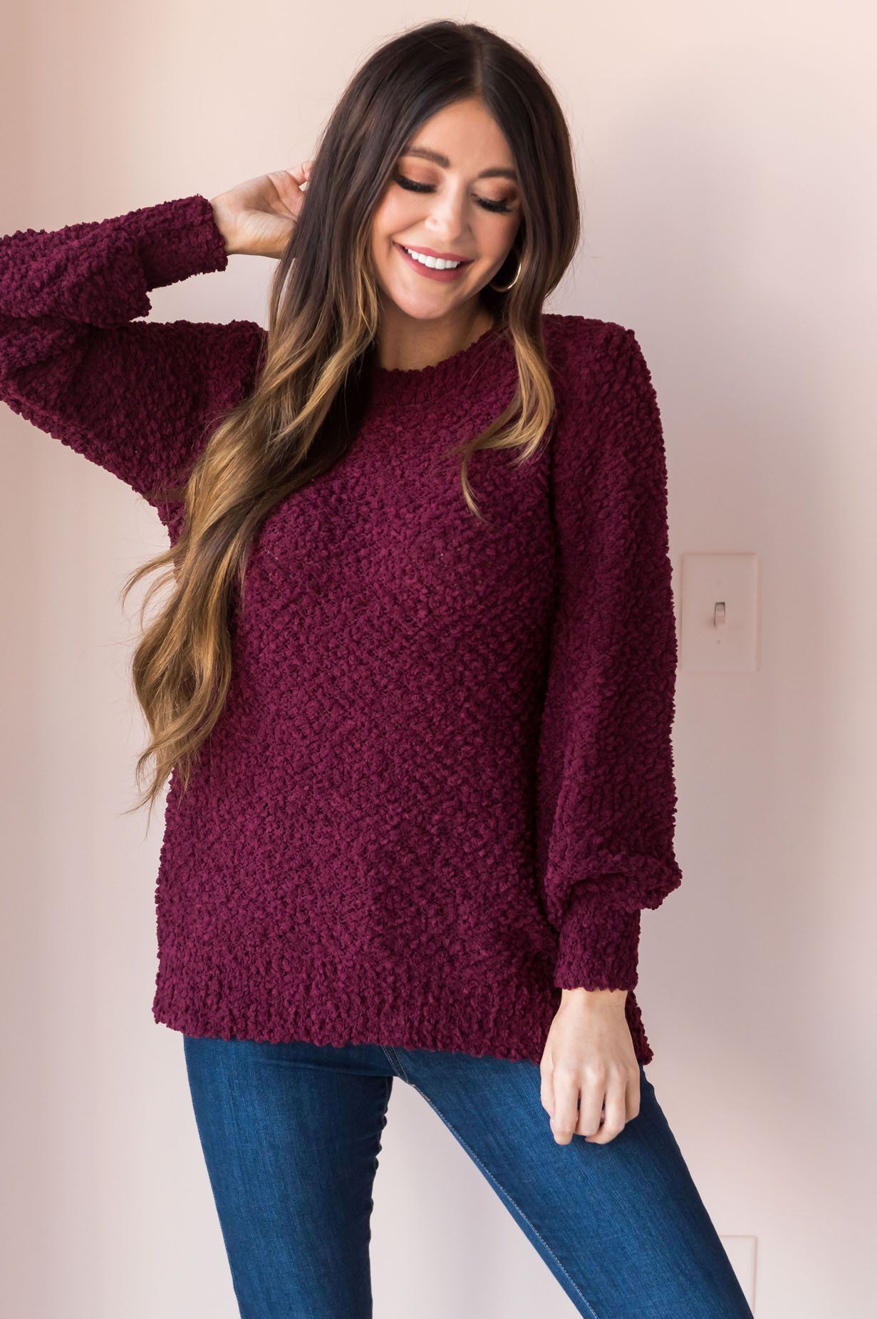 Afternoon Dreamer Modest Sweater