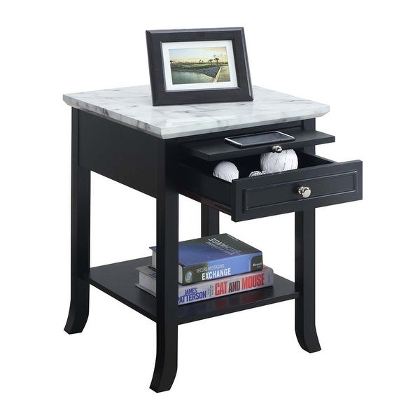 American Heritage Logan End Table with Drawer and Slide