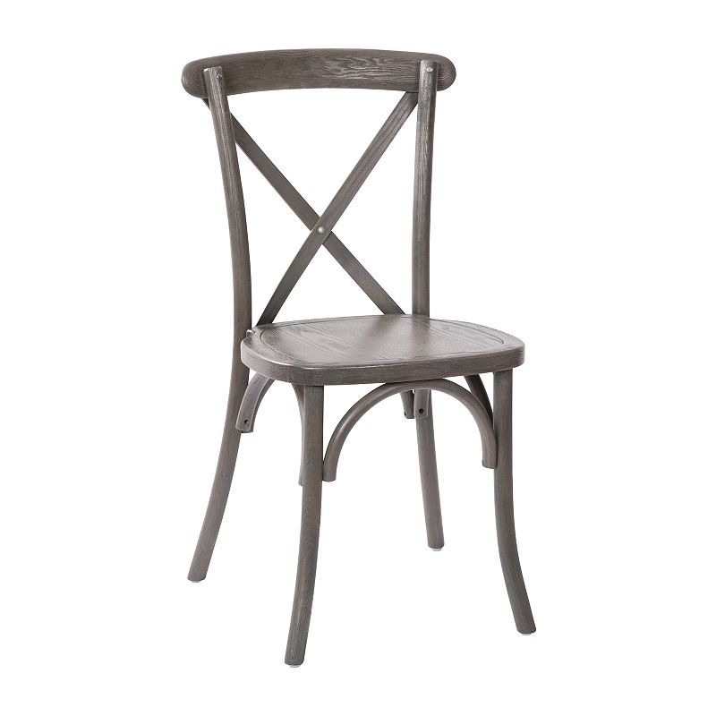 Merrick Lane Bardstown X-Back Bistro Style Wooden High Back Dining Chair