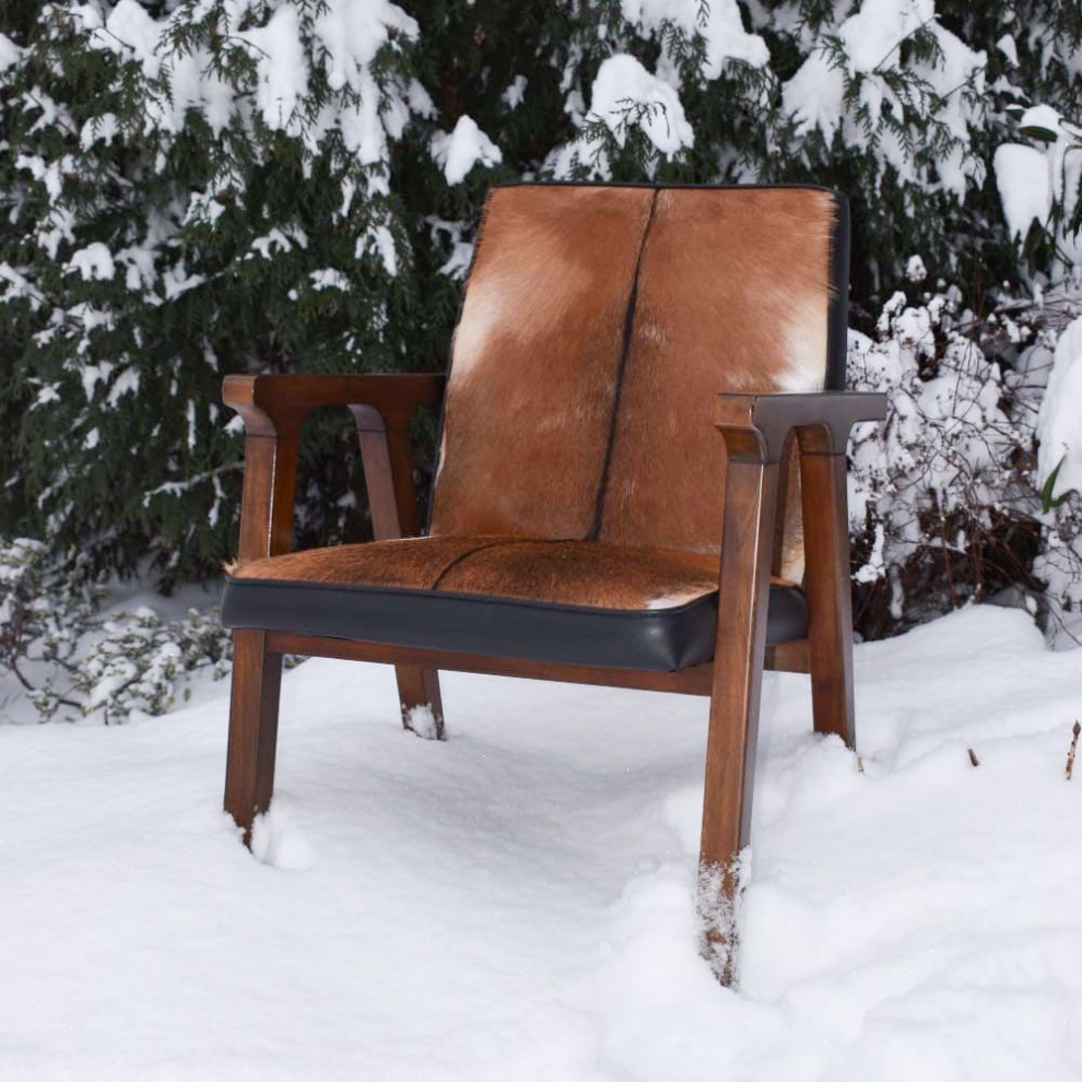 Rio Cool Armchair  Black/Brown/White   Southwestern   Dining Chairs   by LH Imports  Houzz