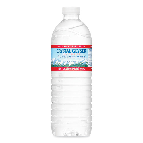 Crystal Geyser Alpine Spring Water， 16.9 oz Bottle， 35/Case， 54 Cases/Pallet (35001)